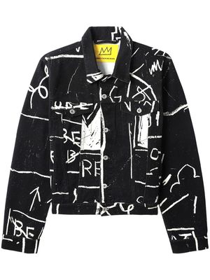 Honey Fucking Dijon graphic-print cotton jacket - Black