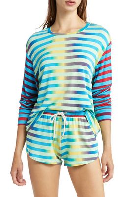 Honeydew Intimates Play It Cool Short Pajamas in Ombre Multi Stripe