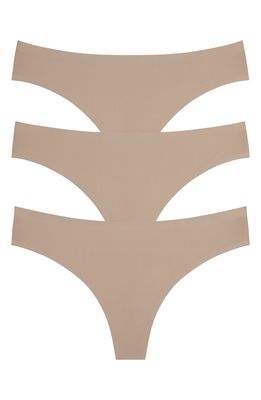 Honeydew Intimates Skinz 3-Pack Thong in Nude/Nude/Nude