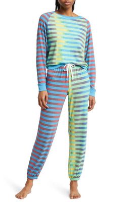 Honeydew Intimates Star Seeker Pajamas in Ombre Stripe