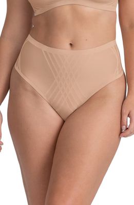 Honeylove Silhouette Shaping Thong in Sand