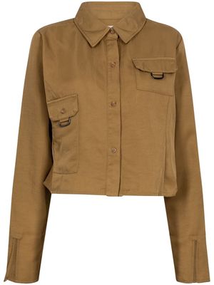 Honor The Gift button-up long-sleeve shirt - Brown