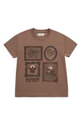 HONOR THE GIFT City Frames Graphic T-Shirt in Clay