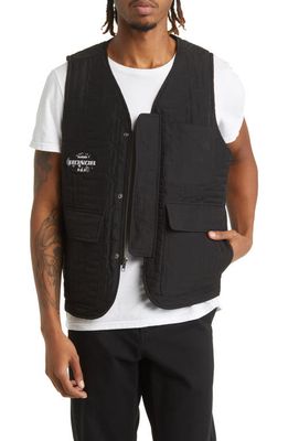 HONOR THE GIFT H-Quilted Vest in Black