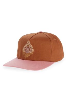 HONOR THE GIFT Heritage Crest Logo Baseball Cap in Copper