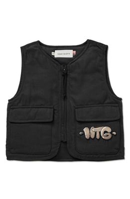 HONOR THE GIFT Kids' Bubble Vest in Black