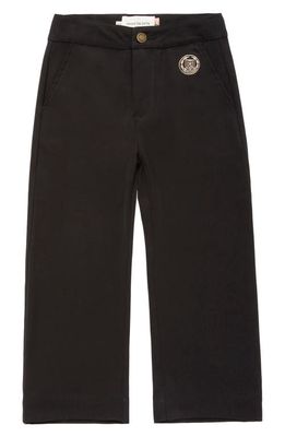 HONOR THE GIFT Kids' Wide Leg Trousers in Black