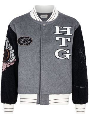 Honor The Gift Letterman varsity jacket - Grey