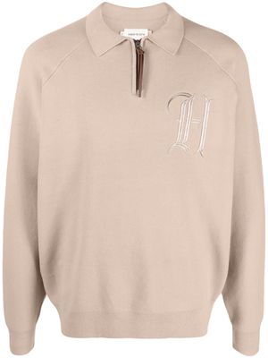 Honor The Gift logo-embroidered cotton sweatshirt - Neutrals