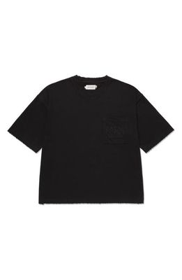 HONOR THE GIFT Logo Embroidered Pocket T-Shirt in Black