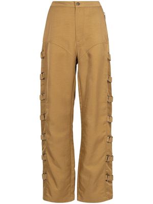 Honor The Gift Mining straight-leg trousers - Brown