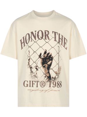 Honor The Gift Mystery of Pain cotton T-shirt - Neutrals