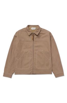HONOR THE GIFT Script Canvas Carpenter Jacket in Light Brown