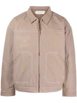 Honor The Gift Script Carpenter cotton jacket - Brown