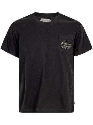 Honor The Gift Sewing Needle short-sleeve T-shirt - Black