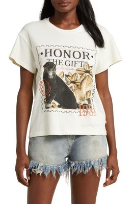 HONOR THE GIFT Stamp 1988 Graphic T-Shirt in Bone