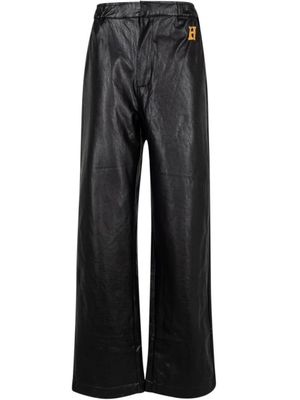 Honor The Gift Vegan faux-leather trousers - Black