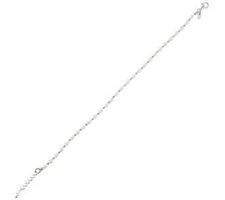 Honora Cultured Pearl Anklet, Sterling