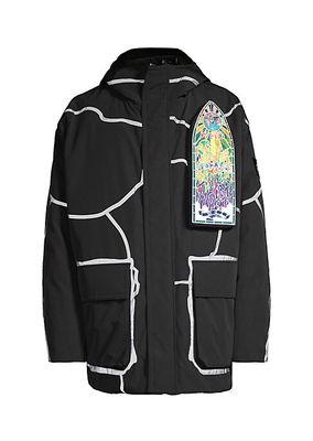 Hooded Graphic Parka