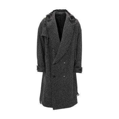 Hooded trench coat