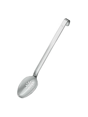 Hook Perforated Vegetable Spoon - Silver - Silver