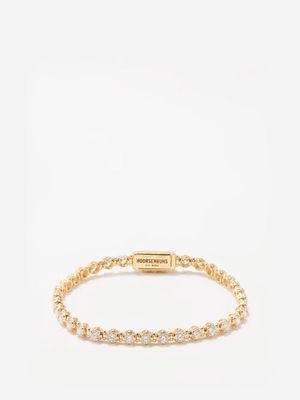 Hoorsenbuhs - Infinite Diamond & 18kt Gold Bracelet - Womens - Yellow Gold