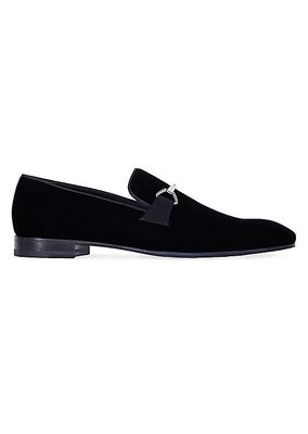 Horatio Velvet Horsebit Loafers