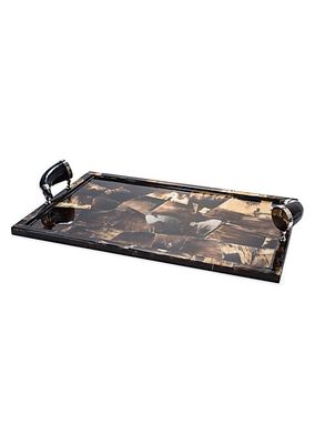 Horn Veneer Serving Tray