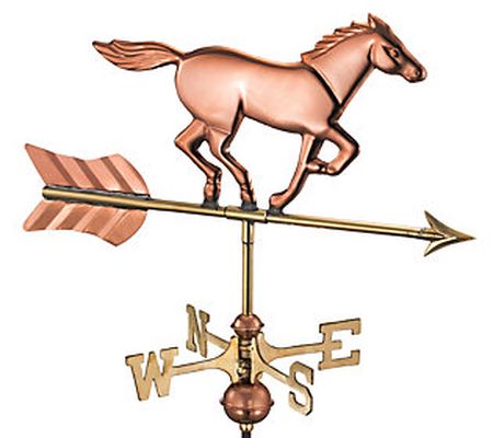 Horse Cottage Weather Vane with Mount by Good D irections