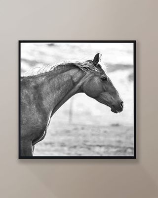 "Horse Farm" Black & White Giclee by Chris Dunker