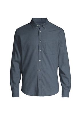 Houndstooth Button-Down Shirt