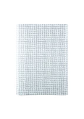 Houndstooth Percale Flat Sheet