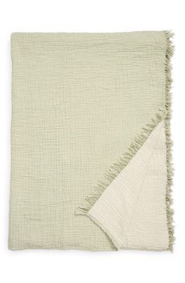 House No.23 Alaia Blanket in Sage Oatmeal