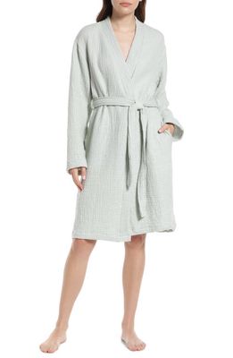 House No.23 Alaia Cotton Robe in Olive