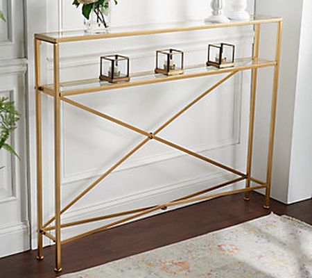 House No.9 by Home Love 2-Tier Extra Slim Console Table