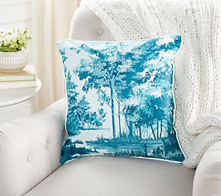 House No. 9 by Home Love Velvet Printed Dec Pillow