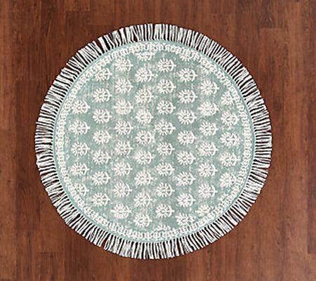 House No. 9 by Home Love Woven Rug 4x4 Round