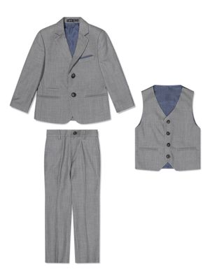 HOUSE OF CAVANI KIDS single-breasted three-piece suit - Grey