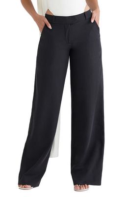 HOUSE OF CB Relaxed Tailored Trousers in Grey
