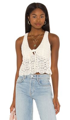 House of Harlow 1960 x REVOLVE Francie Top in Cream