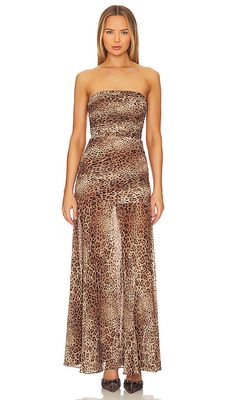 House of Harlow 1960 x REVOLVE Imani Maxi Dress in Brown