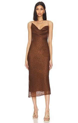 House of Harlow 1960 X Revolve Massima Midi Dress in Brown