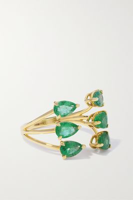 House Of Meraki - Sage 18-karat Gold Emerald Ring - Green