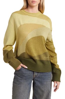 House of Sunny The Eden Landscape Sweater in Multi