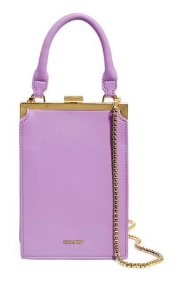 HOUSE OF WANT H.O.W. We Frame It Faux Leather Handbag in Soft Lilac