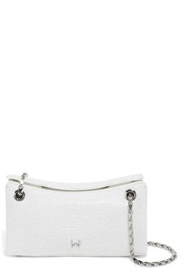 HOUSE OF WANT We Are Gorgeous Shoulder Bag in White Sequin