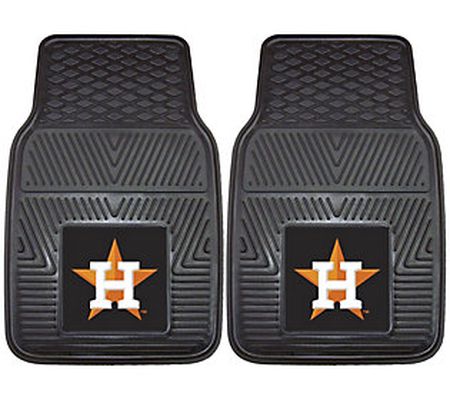 Houston Astros Heavy Duty Car Mat - Set of 2