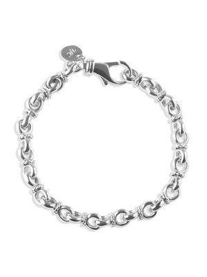 HP Sterling Silver Braided Bracelet - Silver