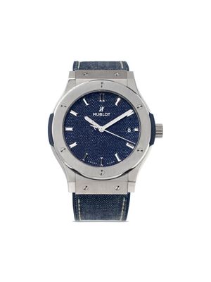 Hublot pre-owned Classic Fusion Jeans 45mm - Blue