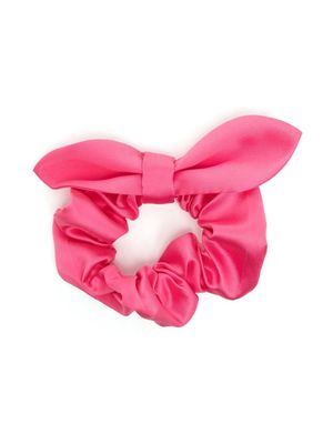 Hucklebones London bow-tie scrunchie - Pink